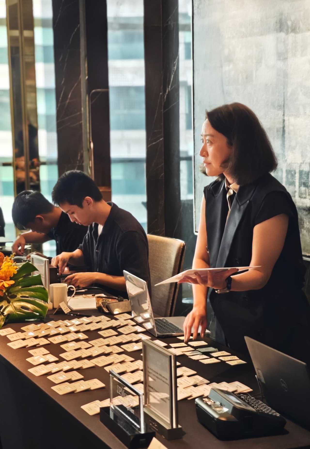 JP Morgan KL Investment Conference | Leather Monogramming | Align Co |  Malaysia